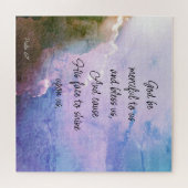  Beautiful Psalm 67 Blessing Upon Us ジグソーパズル (横)