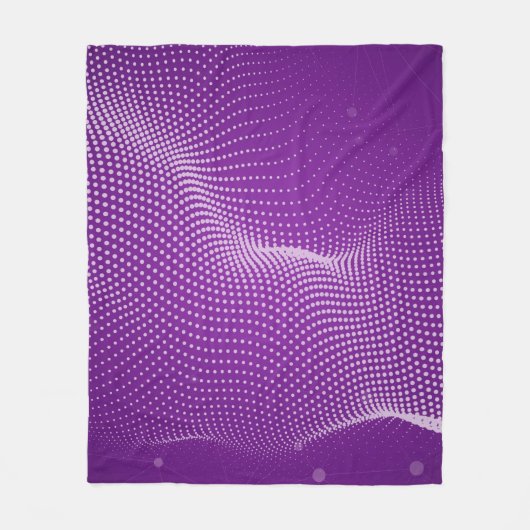 Beautiful purple abstract background. Violet neutr フリースブランケット (正面)