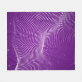 Beautiful purple abstract background. Violet neutr フリースブランケット (正面(横))