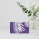 Beautiful Purple Eid Mubarak Card Design 名刺 (スタンド正面)
