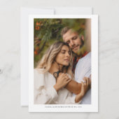 BEAUTIFUL Red Maple tree Save the Date Template セーブザデート (裏面)