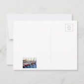 Beautiful Red Orange Blue Green Boats in Collioure (裏面)