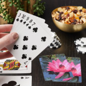 Beautiful Red Pink Purple Waterlily トランプ (インサイチュ)