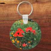 Beautiful Red Poppy キーホルダー (正面)