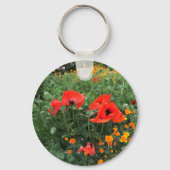 Beautiful Red Poppy キーホルダー (裏面)