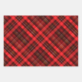 Beautiful red tartan  ラッピングペーパーシート (正面2)