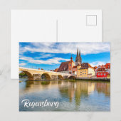 Beautiful Regensburg, Germany ポストカード (正面/裏面)