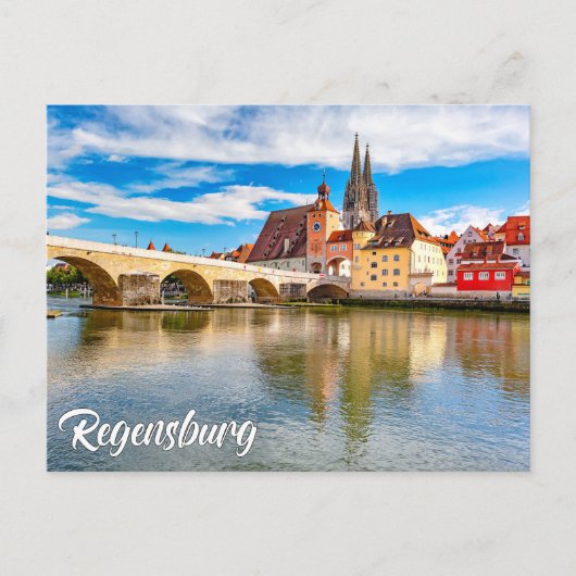 Beautiful Regensburg, Germany ポストカード (正面)