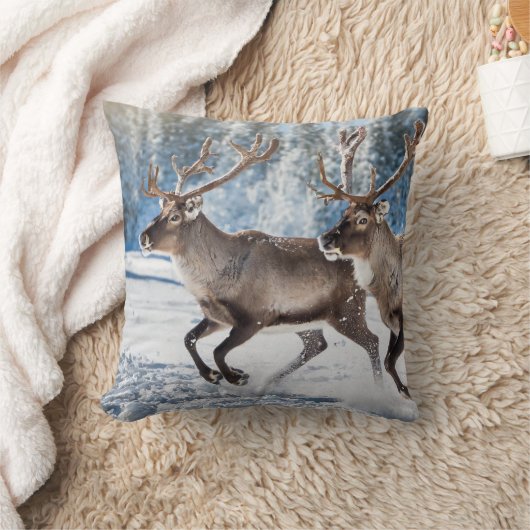 Beautiful Reindeer Pillow! クッション (ブランケット)