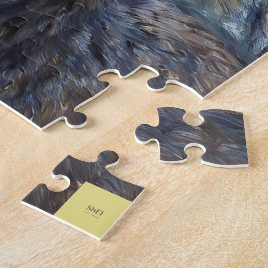 Beautiful Reindeer puzzle ジグソーパズル (側面)