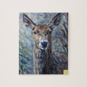 Beautiful Reindeer puzzle ジグソーパズル (縦)