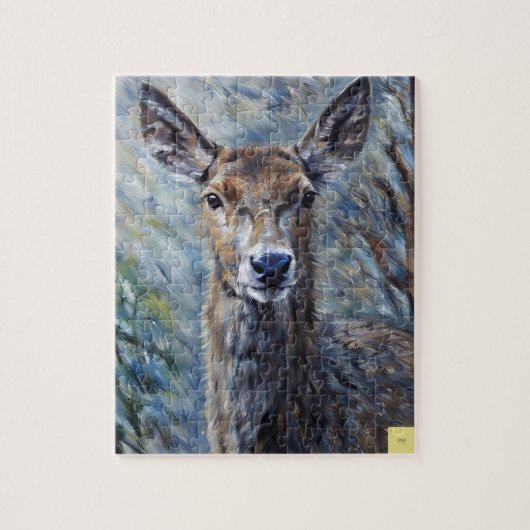 Beautiful Reindeer puzzle ジグソーパズル (縦)