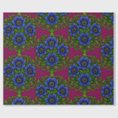 Beautiful retro floral  ラッピングペーパー (フラット)