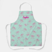 Beautiful ribbon style apron  エプロン (正面)