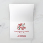 Beautiful Rocking Horse Christmas シーズンカード (内部)