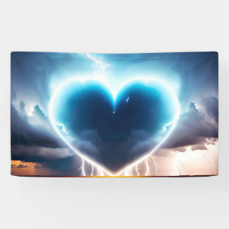 Beautiful romantic wedding picture AI 横断幕