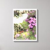 Beautiful Rose Garden キャンバスプリント (正面)