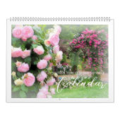 Beautiful Rose Garden Scenery Calendar (Type-A) カレンダー (カバー)