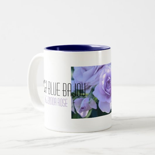 Beautiful Rose:Rosa Blue Bajou ツートーンマグカップ (正面左)