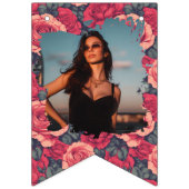 Beautiful Rose Themed Birthday バンティングフラッグ (第1の旗)