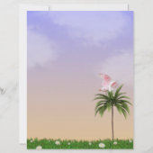 Beautiful Roseate Spoonbill Stationery (裏面)