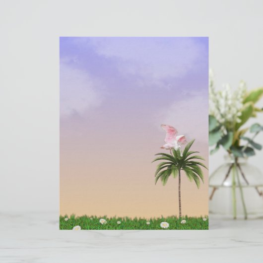 Beautiful Roseate Spoonbill Stationery (スタンド正面)