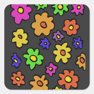 beautiful roses スクエアシール