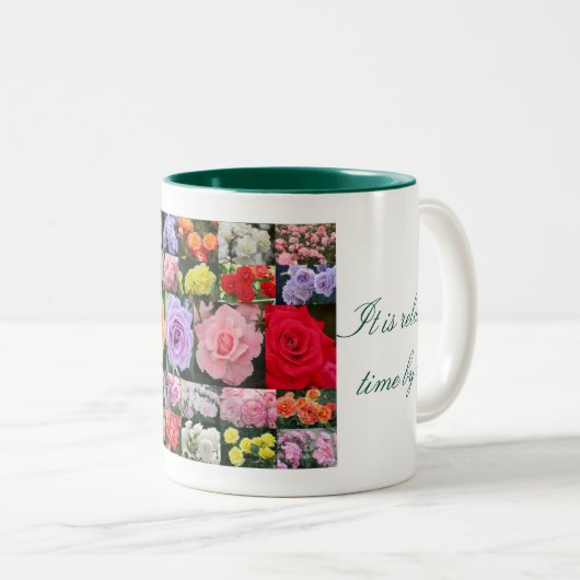 Beautiful Roses ツートーンマグカップ (正面右)