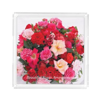 Beautiful Roses Arrangement：Acrylic Tray アクリルトレー