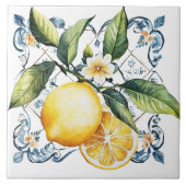 Beautiful Rustic Mediterranean Tuscany Lemon タイル (正面)