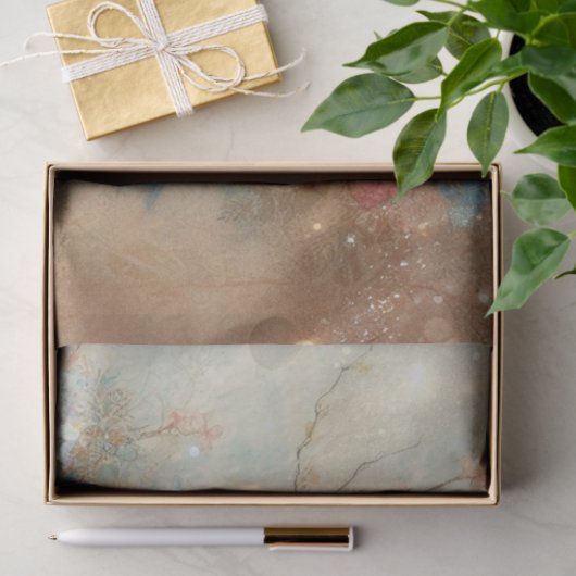 Beautiful Rustic Shabby Chic Bluebird Decoupage 薄葉紙 (ギフト)