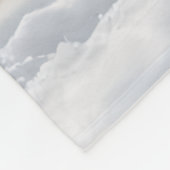 Beautiful Samoyed Personalized フリースブランケット (角)