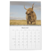 Beautiful Scotland European Calendar カレンダー (3月 2027)
