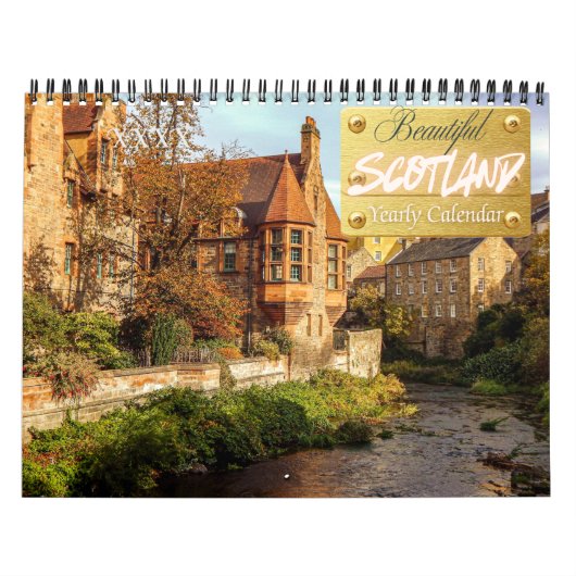 Beautiful Scotland European Calendar カレンダー (カバー)