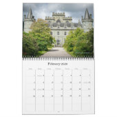 Beautiful Scotland European Calendar カレンダー (2月 2026)