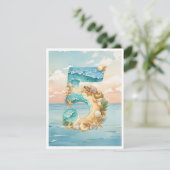 Beautiful Sea Shell Party Digital Download 招待状 (スタンド正面)