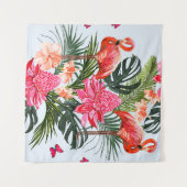 Beautiful seamless floral summer pattern backgroun タペストリー (正面(横))