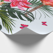 Beautiful seamless floral summer pattern backgroun ラッピングペーパー (角)