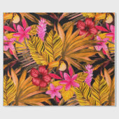 Beautiful seamless floral summer pattern backgroun ラッピングペーパー (フラット)
