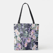 Beautiful seamless spring pattern with wild flower トートバッグ (裏面)