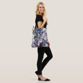 Beautiful seamless spring pattern with wild flower トートバッグ (モデル)