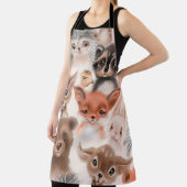 Beautiful seamless, tileable, watercolor pattern w エプロン (インサイチュ)