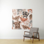 Beautiful seamless, tileable, watercolor pattern w タペストリー (インサイチュ)