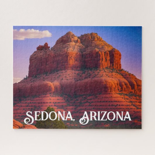 Beautiful Sedona Arizona Red Rocks Landscape Art ジグソーパズル (横)
