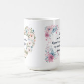 Beautiful Sentiment For Mom Wrap コーヒーマグカップ (中央)