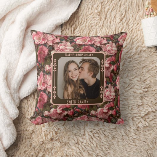 Beautiful Sentimental 1St Anniversary Throw Pillow クッション (ブランケット)