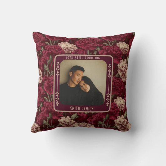 Beautiful Sentimental 50Th Wedding Anniversary クッション (裏面)