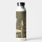 Beautiful sepia water lily ウォーターボトル (左面)