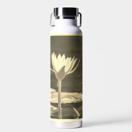 Beautiful sepia water lily  ウォーターボトル