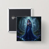 Beautiful September Sapphire Fairy 缶バッジ (正面&裏面)